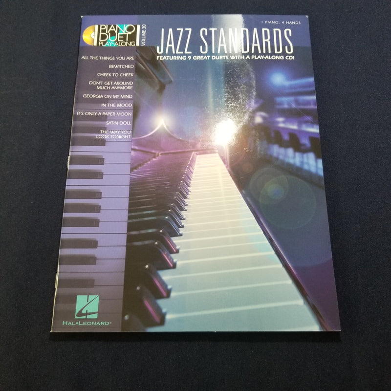 Jazz Standards Piano Duet Play-Along Volume 30 with CD