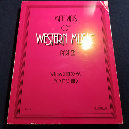 Materials of Western Music Part 2