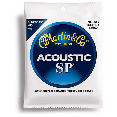 Martin & Co. Acoustic Guitar Strings - Bluegrass 13-56 (MSP4250 Phosphor Bronze)