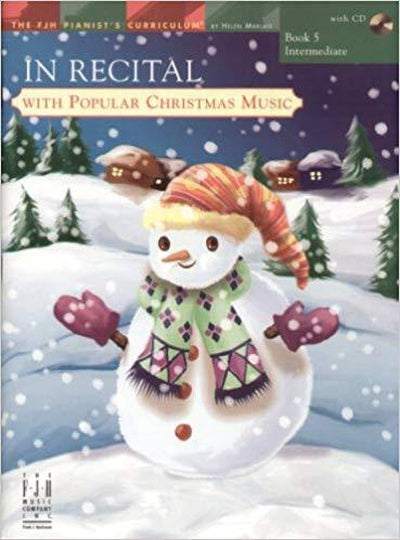 In Recital with Popular Christmas Music Book 5 with CD