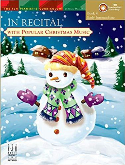 In Recital with Popular Christmas Music Book 4 with CD