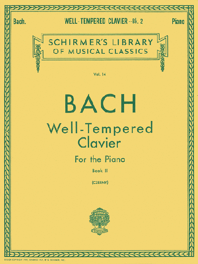 Bach - Well Tempered Clavier For The Piano Book 2