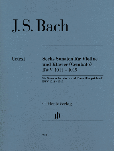 Bach Six Sonatas for Violin and Piano