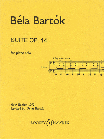 Bela Bartok Suite Op. 14 for piano solo