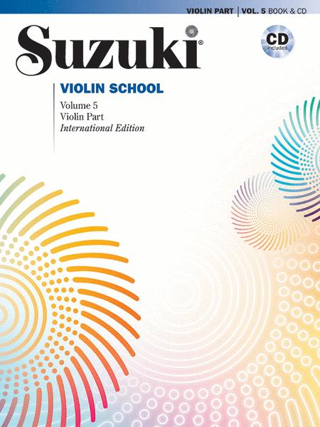 Suzuki Violin School Volume 5 Book & CD